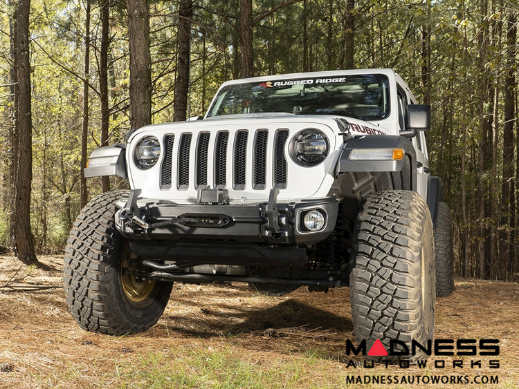 Jeep Wrangler JL Arcus Front Bumper w/ Winch Tray & Tow Hooks